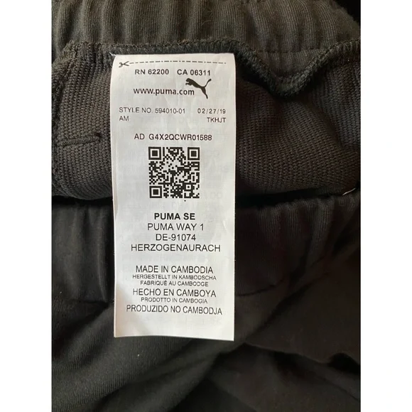 Puma Stretch Lite Pants Sweatpants Joggers Track Pants Lounge Pants - Picture 5 of 8